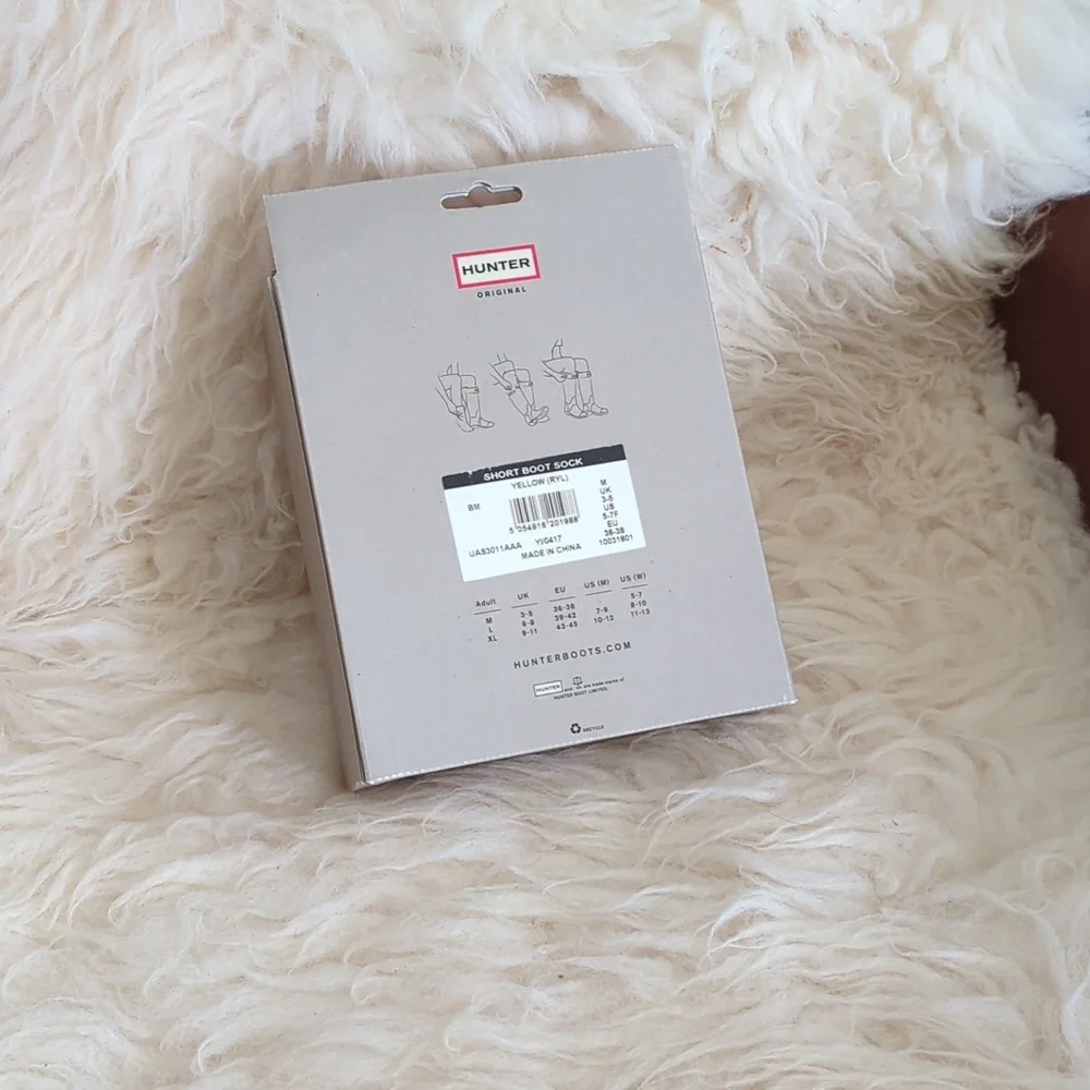 Hunter Bright Yellow Boot Socks - Picture 2 of 3